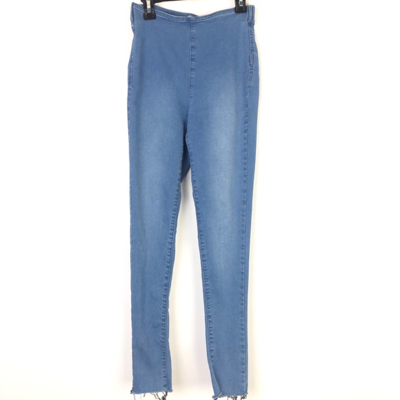 Free People High Rise Easy Goes It Pull on Jeans - Picture 3 of 4